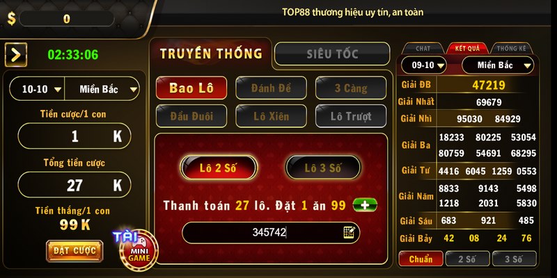 Hãy thực hiện thống kê những con số trong các kỳ quay